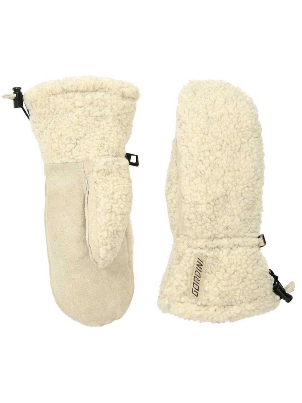 Gordin Women's Wooly Soft Fleece Fuzzy Insulated Mittens Oatmeal Size Large